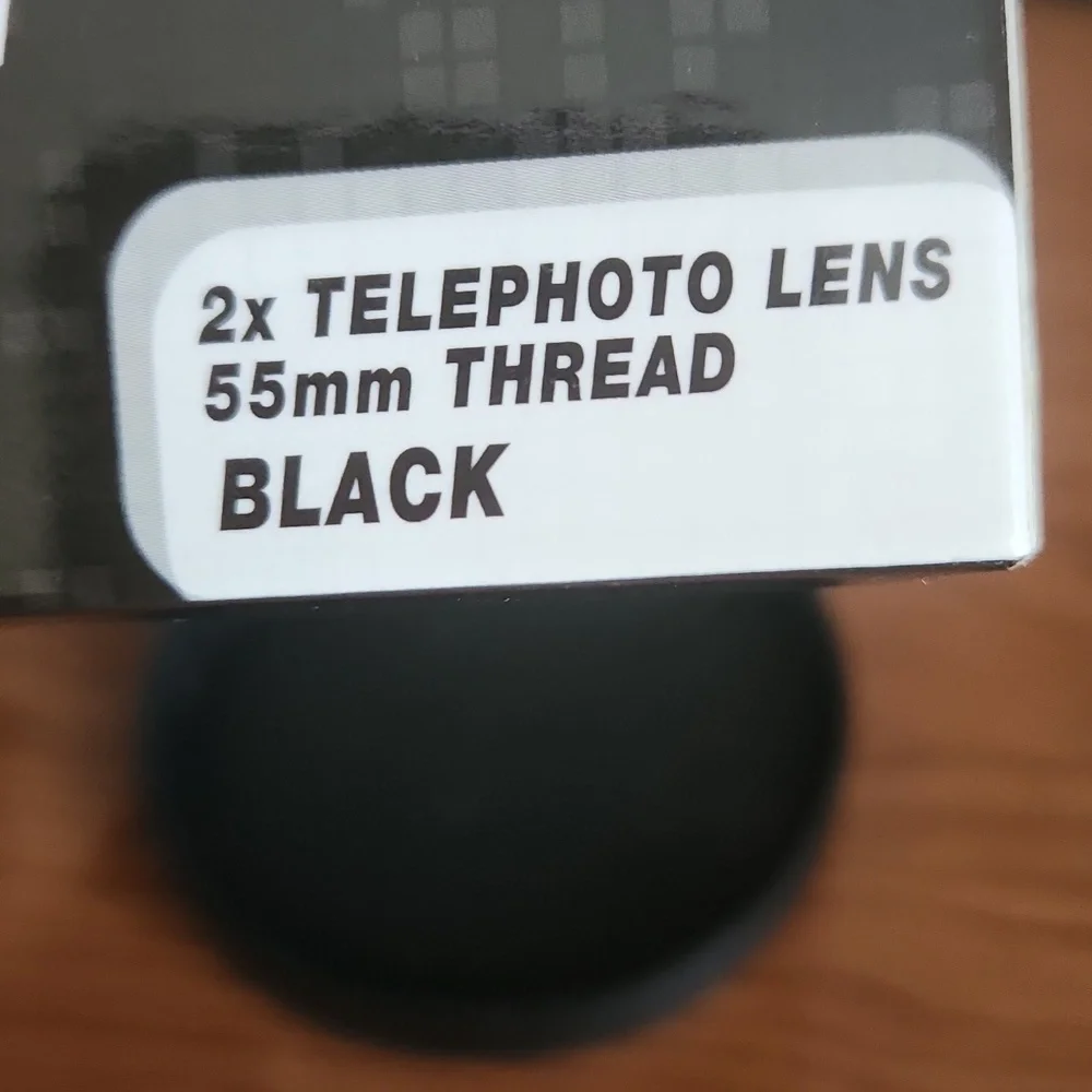 2x Telephoto Lens 55mm Thread for DSLR Camera